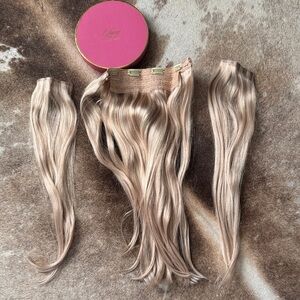 Luxy Halo Hair Extensions - Beige Blonde 20” Halo
